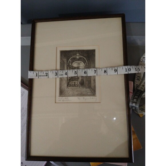 Eugene E Loving - 1907-71 Wishing Gate - Old New Orleans French Quarter Vintage - Picture 10 of 11